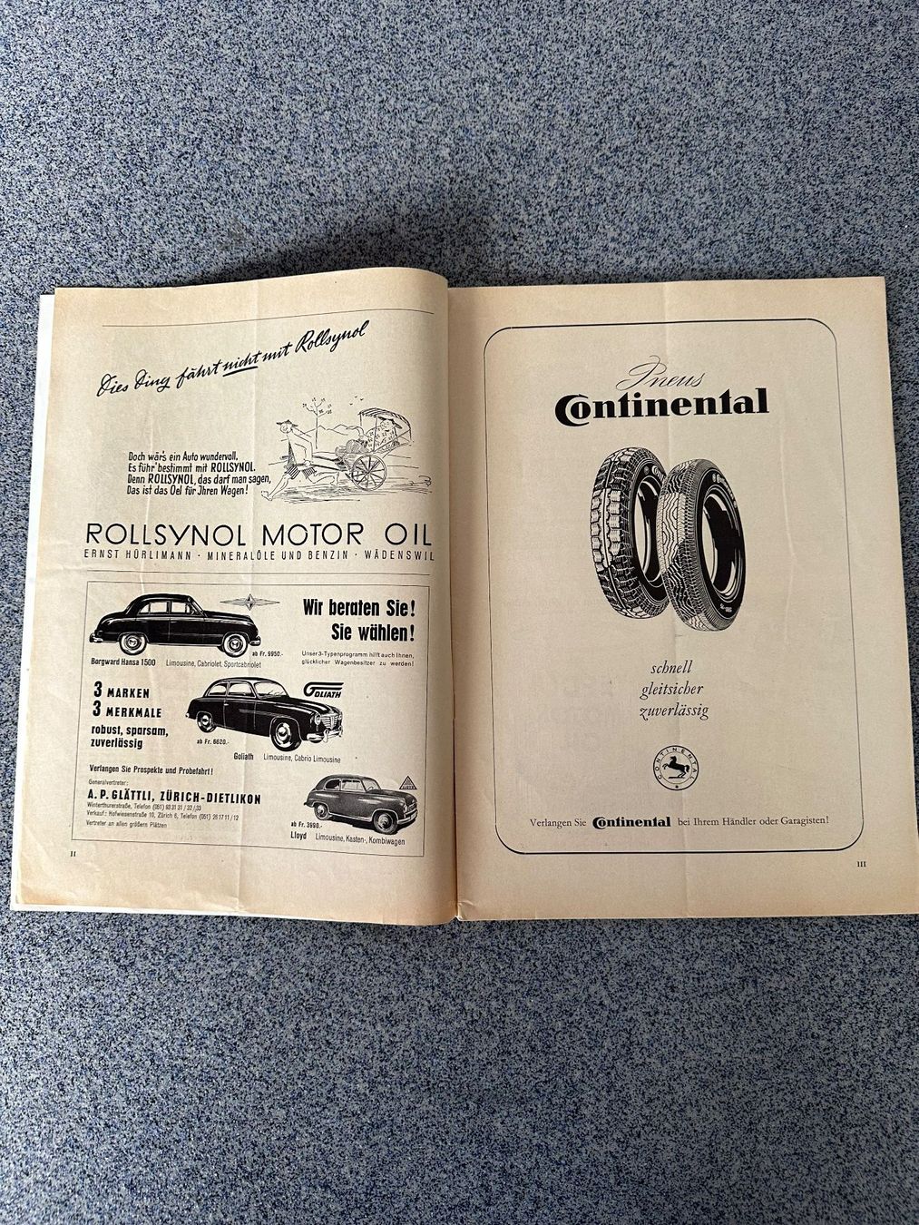 Riviste & Magazine: Zeitschrift  " AUTO " ACS 1951 – Usato da Boswil venduto da pavo1 5