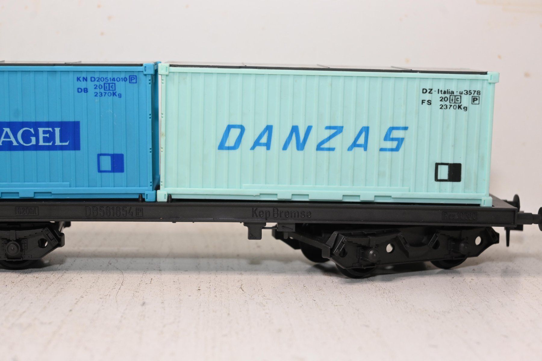 Lima Modelleisenbahnen: Containerwagen  K&N Danzas Lima Spur 0 mit OVP – Gebraucht aus Laupen ZH von Zmoewe 2