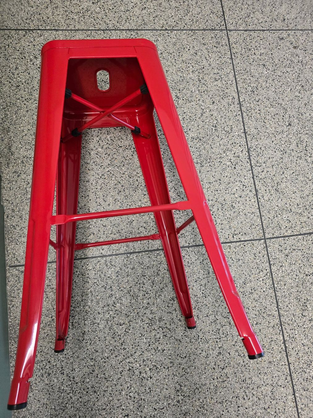 Sgabelli: Metall: Barhocker rot – Nuovo (secondo la descrizione) da Romanshorn venduto da Rachacha 2