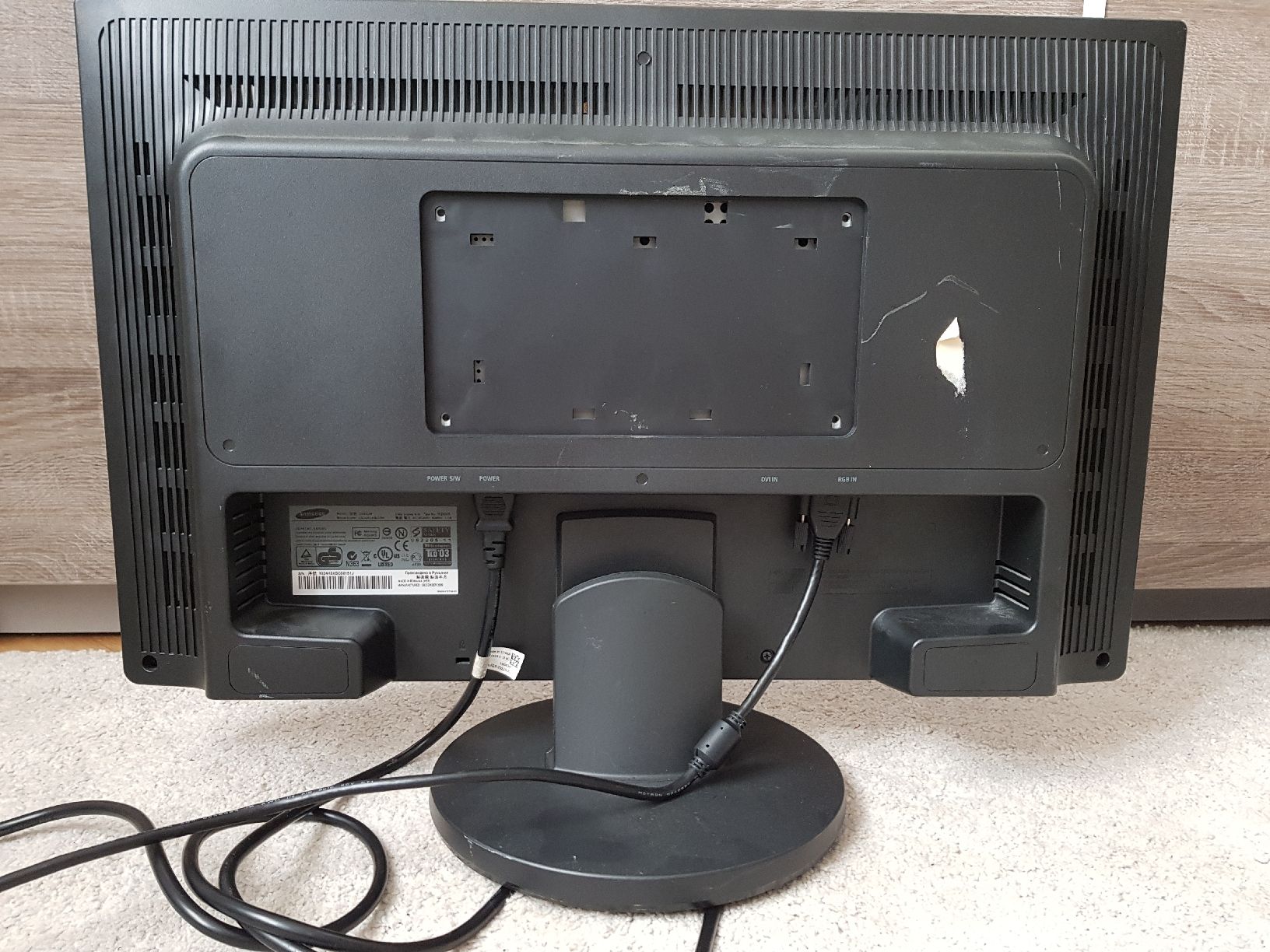 Samsung Monitore: Samsung Syncmaster 2494 Monitor – Gebraucht aus Gerlafingen von diotech 1