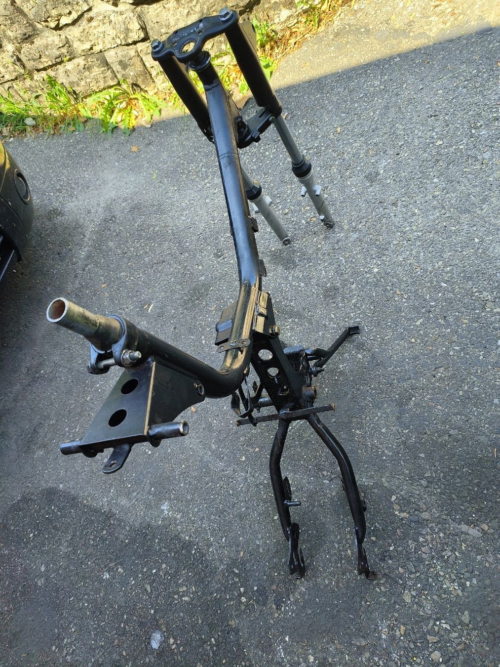 Pony Pièces pour mobylette: Pony Sachs Rahmen.Ohne  Ausweis – D'occasion à Fulenbach par Elektronik