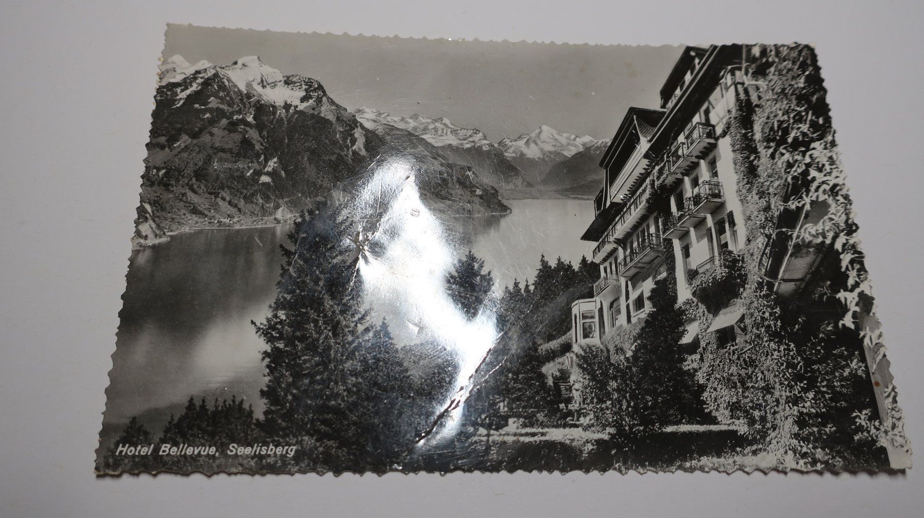 Cartoline postali: Hotel Bellevue Seelisberg 1958 – Difettoso da Cormoret venduto da Pascalll2001 1