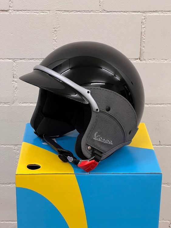 Vespa Helm Djet Soft touch Nero Vintage Kaufen auf Ricardo