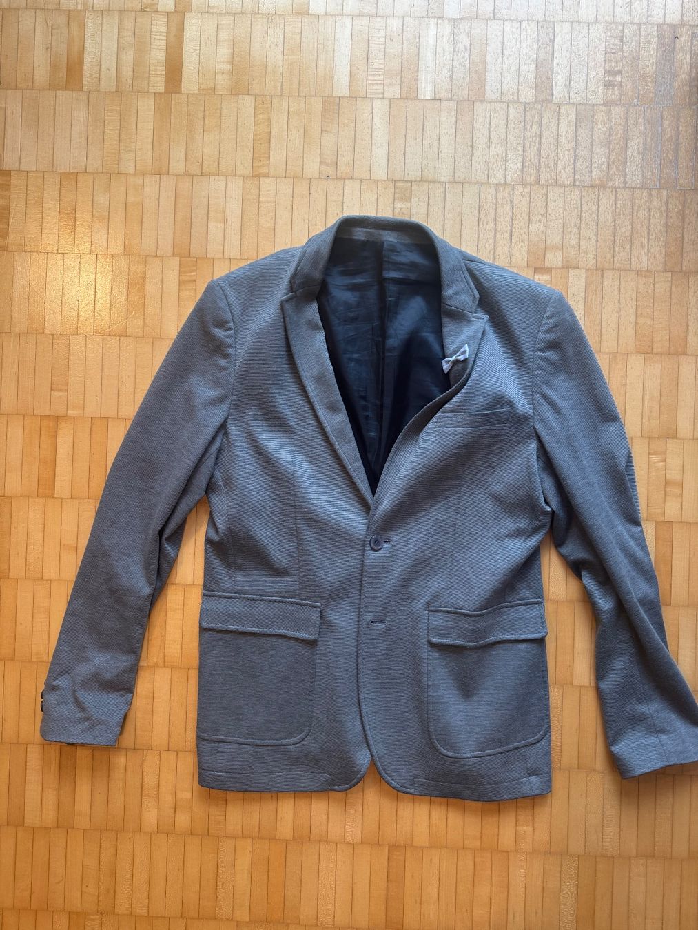 Giacche: Herren Blazer, Grau/Schwarz, Grösse Large – Usato da Zürich venduto da emr6