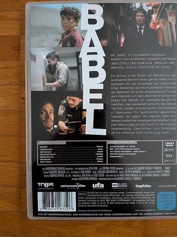 Tutti i DVDs: Verschwörung und Babel  – Usato da Kreuzlingen venduto da si_ho 3