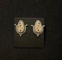 Indian silver earrings