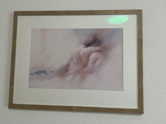 Poster & Bilder: Bild gerahmt Aquarell Liebende – Gebraucht aus Zürich von ennovy01