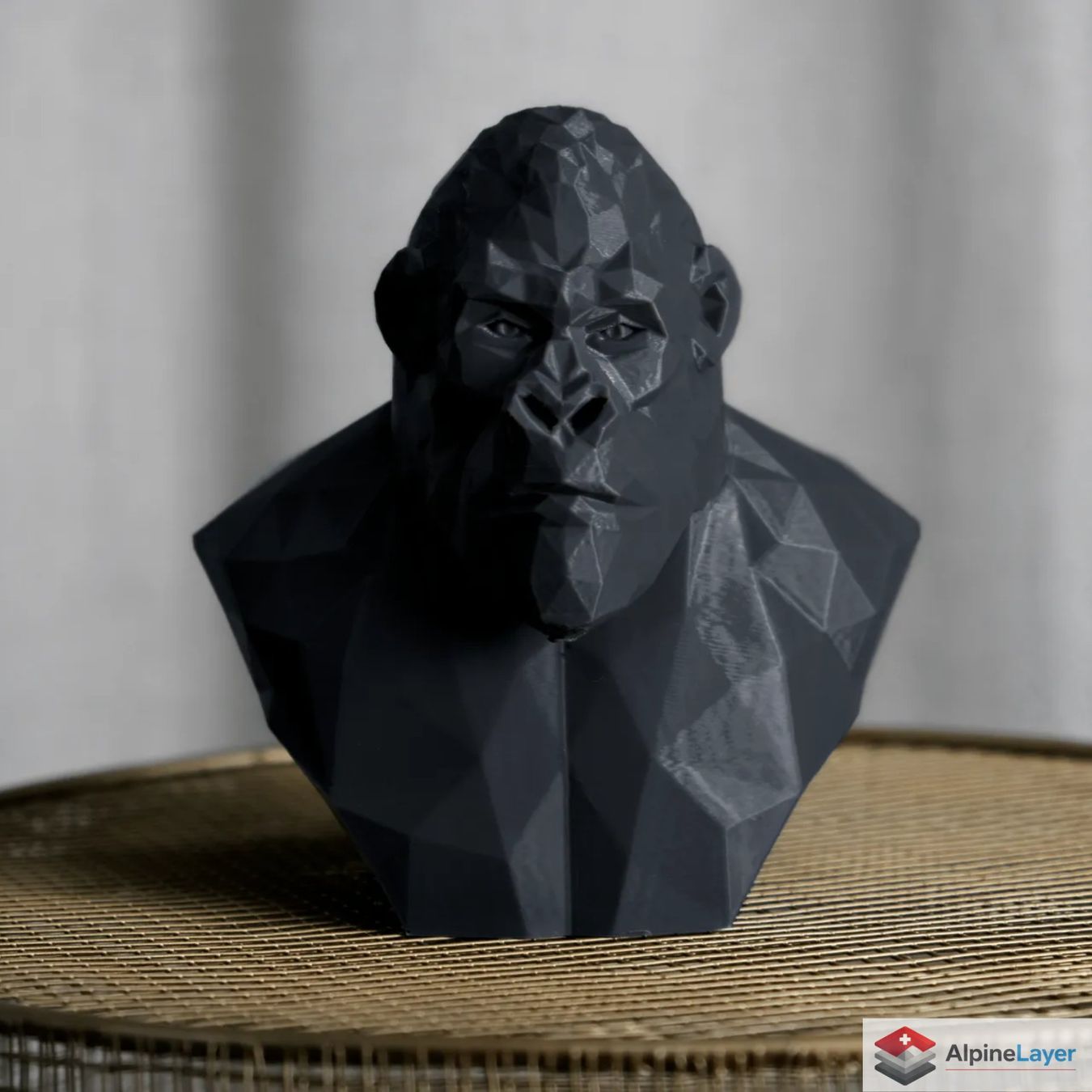 Sculptures & Statues: Geometric Gorilla Sculpture - 3D Printed – Neuf (Voir description) à Losone par AlpineLayer