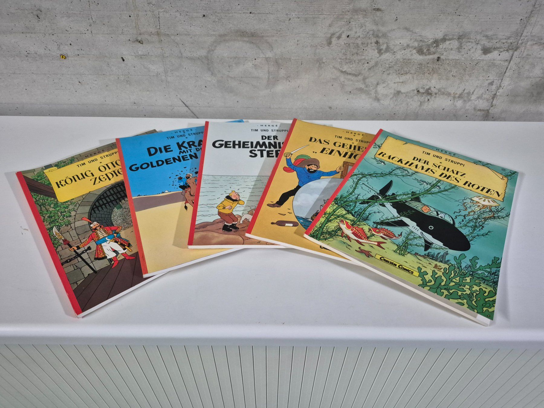 BD: Tim und Struppi, 21 Bände – D'occasion à Hornussen par Ibex1 1