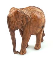 Elefantenfigur aus Holz