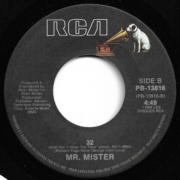 Dischi in vinile: Mr. Mister: Talk The Talk 7" – Usato da Steinhausen venduto da Vilivinili 1