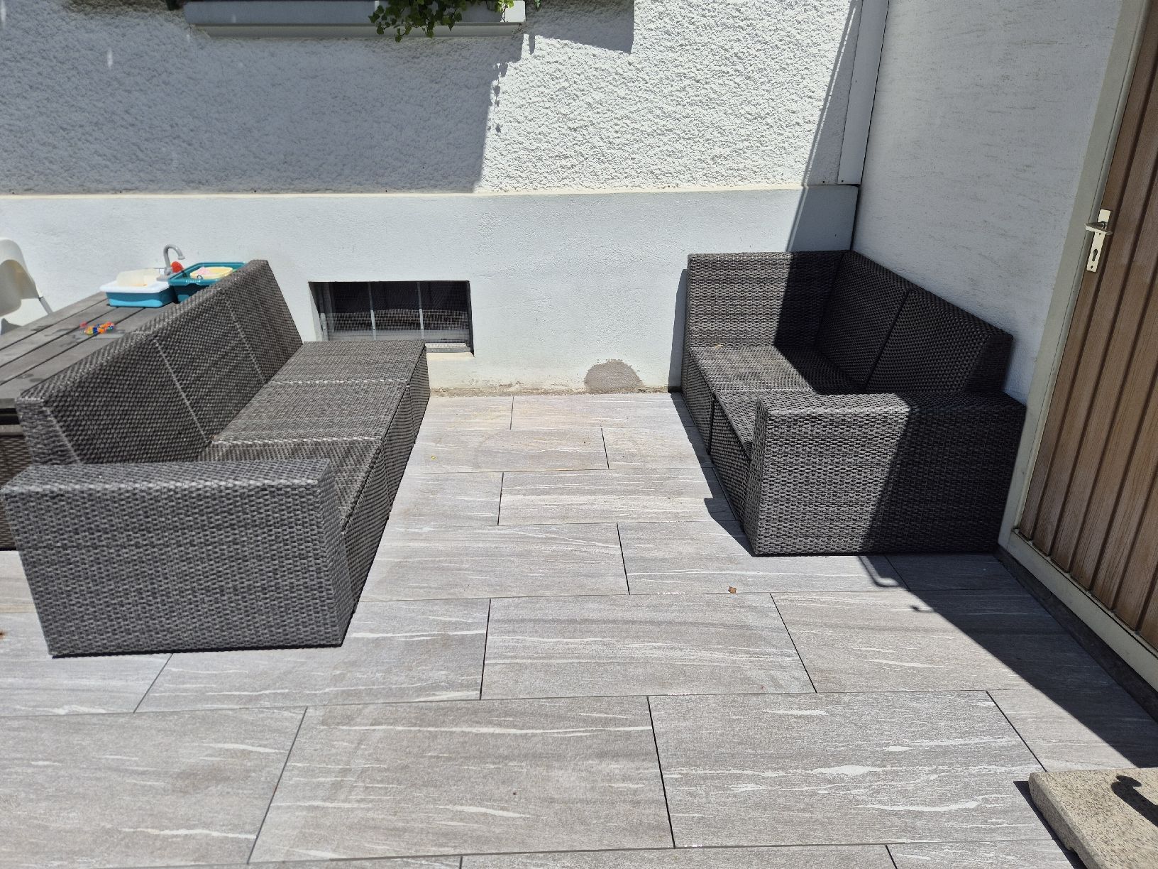 Divani: IKEA Rattan Sitzlounge, anthrazit – Usato da Thun venduto da tri-tra-trio