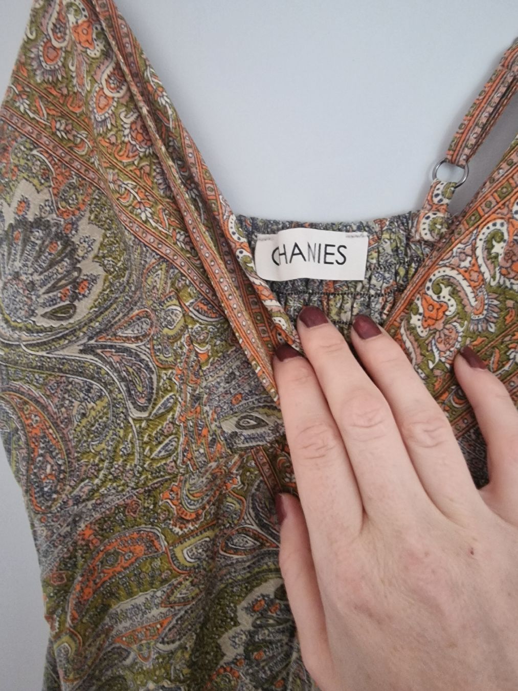 Vestiti: Maxikleid Ohanies mit Paisleymuster – Nuovo (secondo la descrizione) da Winterthur venduto da Winti1993 1