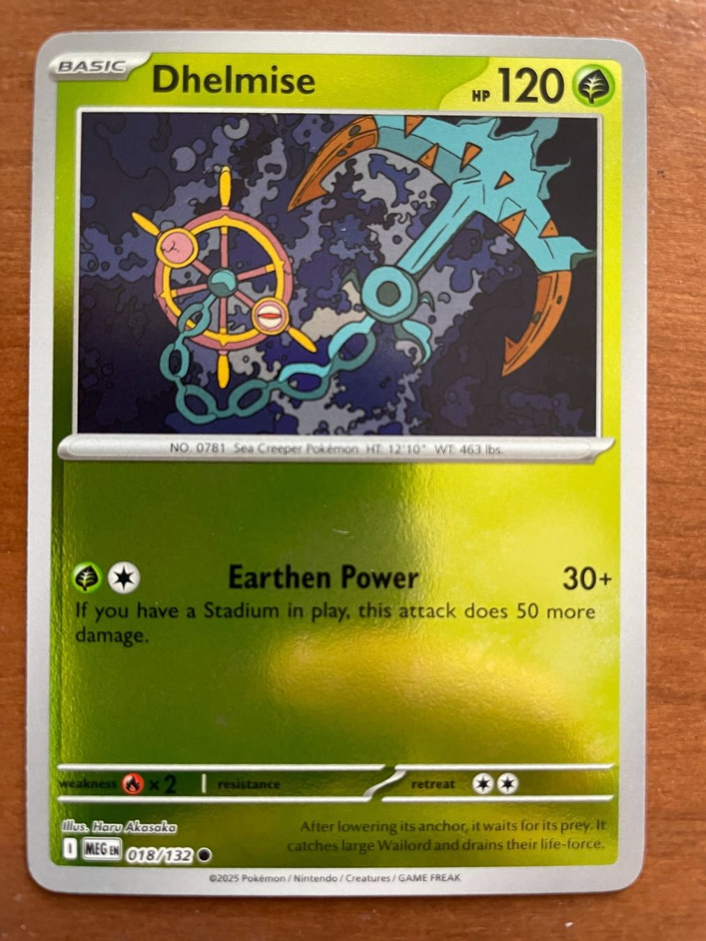 Pokémon Carte collezionabili: Pokemon Dhelmise Reverse (Versand gratis) – Nuovo (secondo la descrizione) da Chur venduto da Angerson