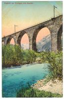 AK Bern-Lötschberg-Simplon Bahn, Viadukt bei Frutigen