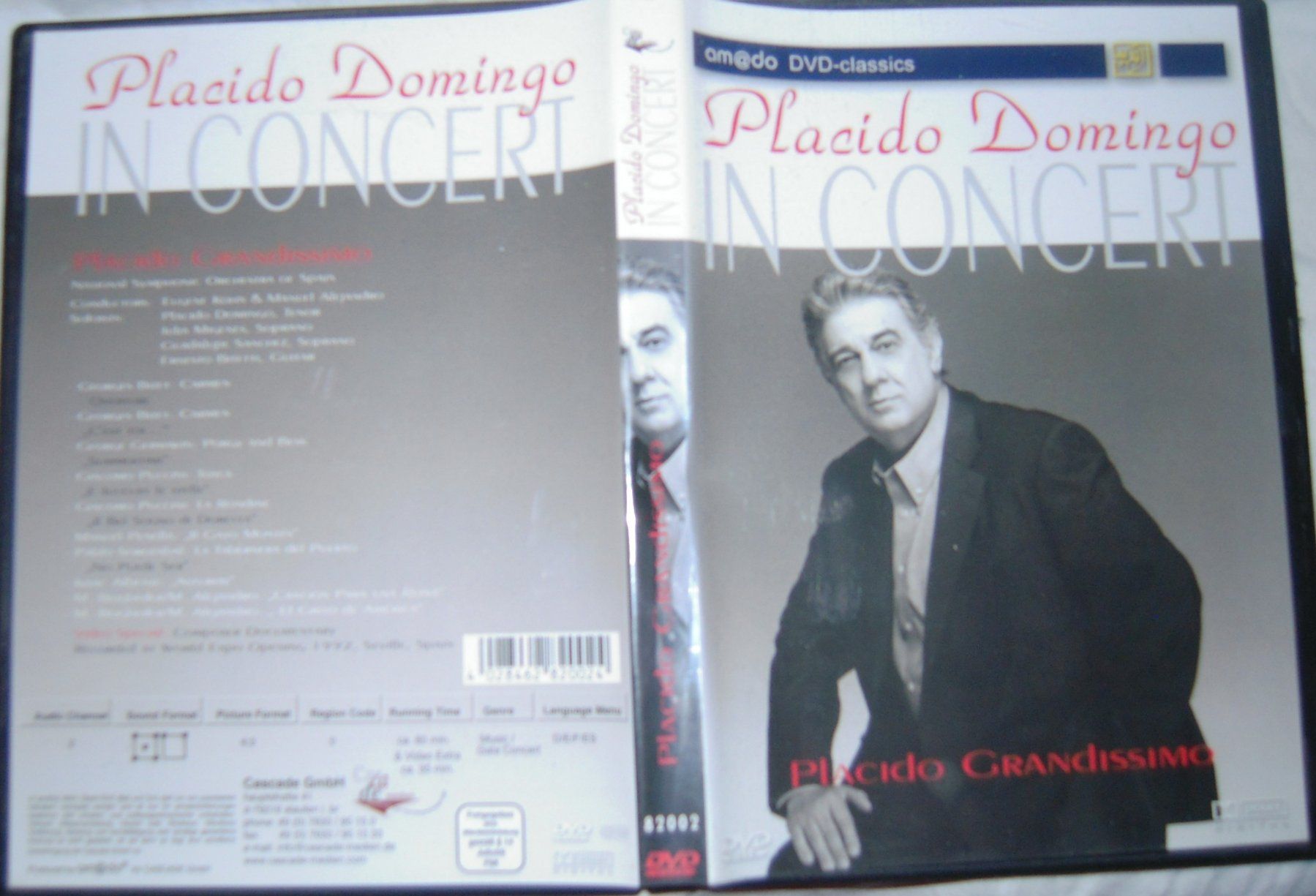 Tutti i DVDs: IN  CONCERT - Placido Domingo – Usato da Heimberg venduto da Rockenrol