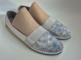 Roberto Santi Leder Slipper, Gr. 39
