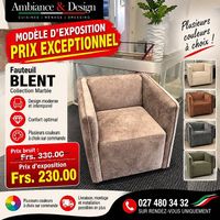 FAUTEUIL DESIGN BLENT PRIX EXPO À SAISIR !