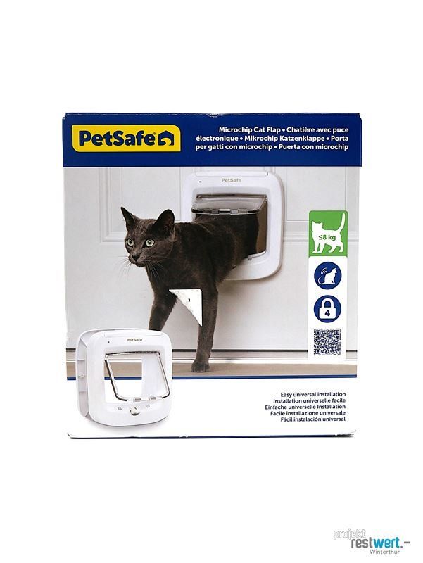 Katzenklappen: PETSAFE Mikrochip Katzenklappe – Gebraucht aus Winterthur von Restwert_Winterthur 2