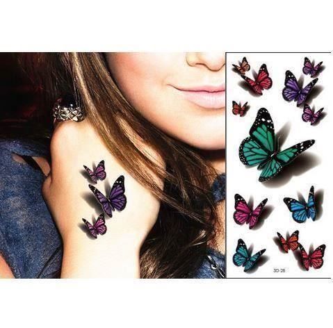 Make-up: Tatouage temporaire Papillon – Neu und originalverpackt aus Gurmels von Swisspod