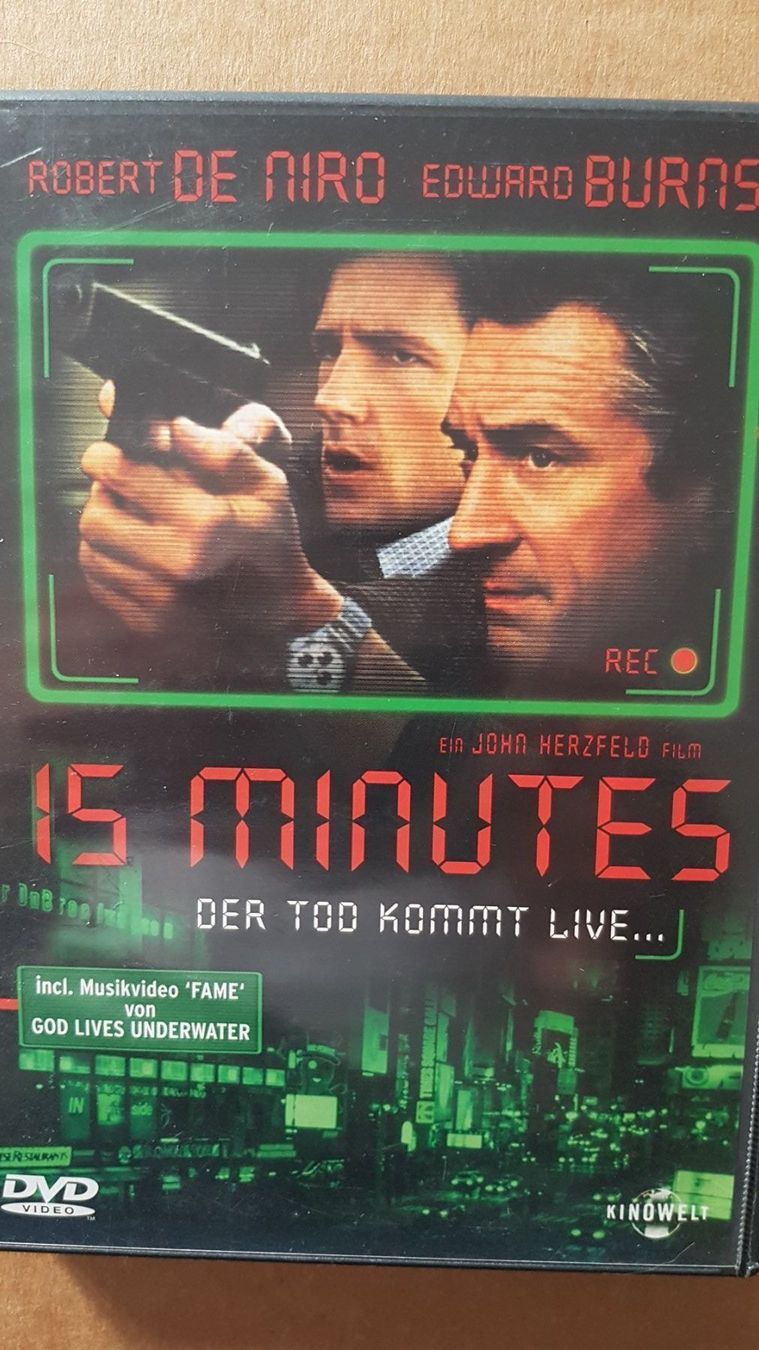 Tutti i DVDs: DVD 15 Minutes / Robert DeNiro – Usato da Oetwil am See venduto da fineli2