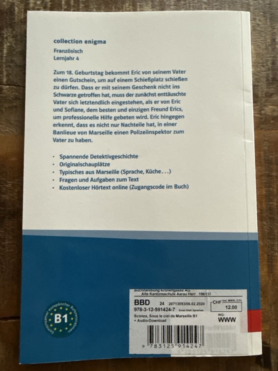 Libri: Sous le ciel de Marseille – Usato da Gränichen venduto da cat_lady 1