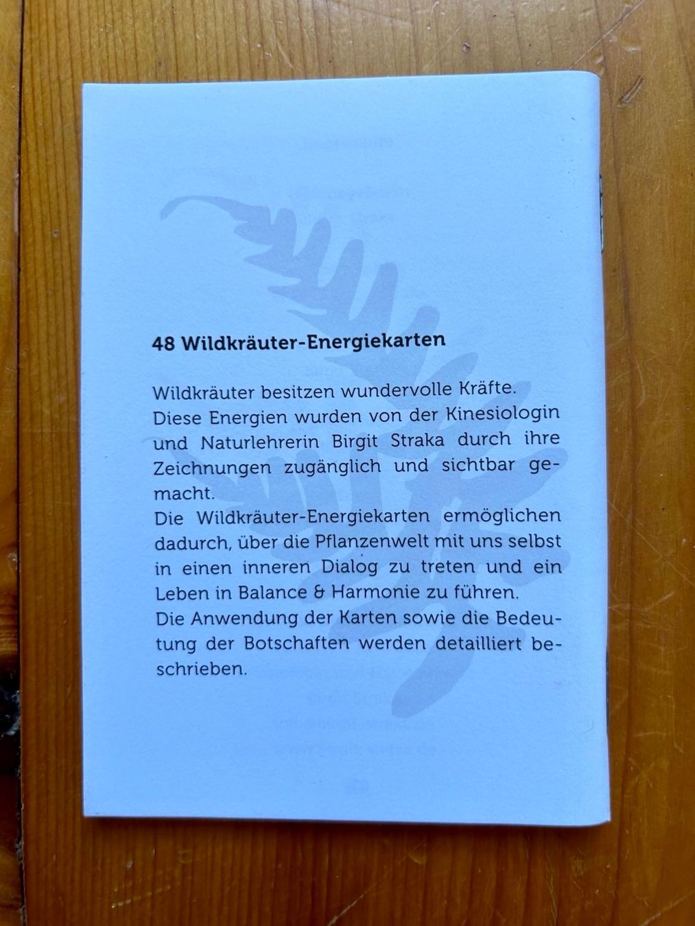 Giochi: Wildkräuter-Energiekarten und Begleitheft – Usato da Wald ZH venduto da xsternli 2