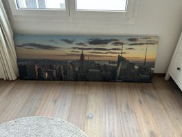 Grosses Leinwandbild New York Skyline - Top Zustand