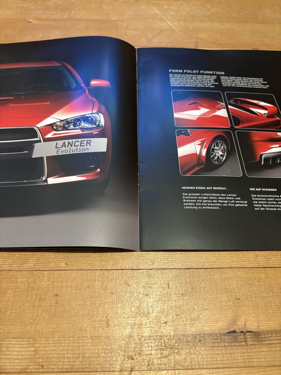 Mitsubishi Documenti: Mitsubishi Lancer Evolution Prospekt - Rarität! 2009 – Nuovo (secondo la descrizione) da Freienstein venduto da Golfbueb 2