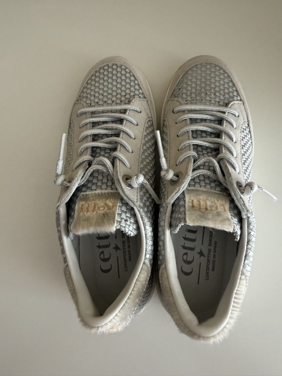 Scarpe da donna: Sneaker Cetti, neuwertig, Gr. 36, silber – Nuovo (secondo la descrizione) da Langnau am Albis venduto da Schneeflocke92 6