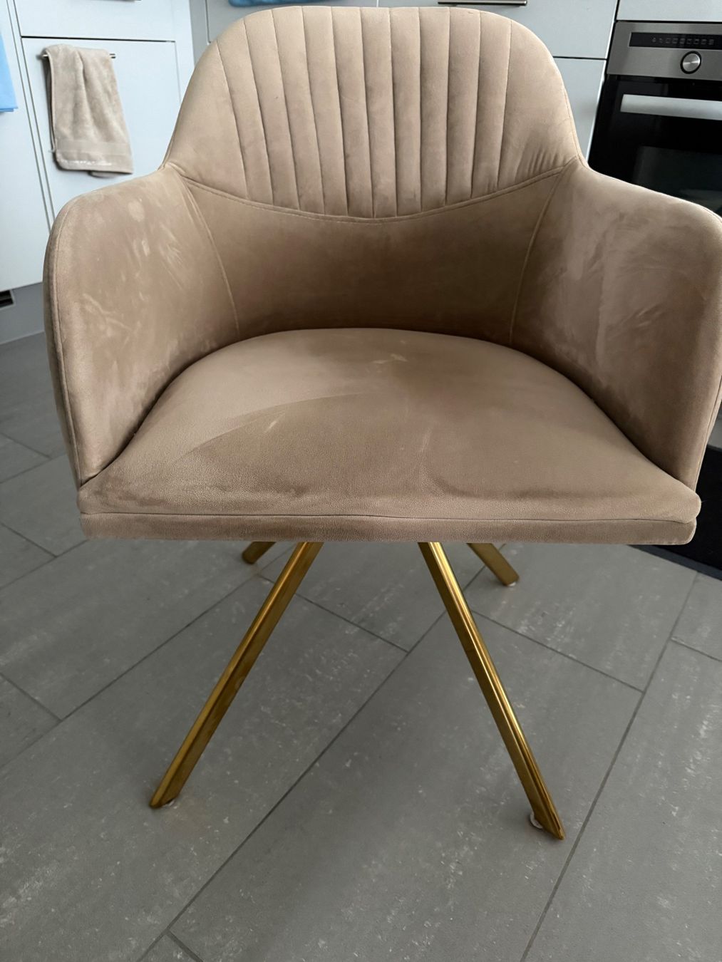 Sedie: 3 x Sitzmöbel Samt mit Drehgestell, Elegant & Modern – Usato da Ebmatingen venduto da eli_69rz 1