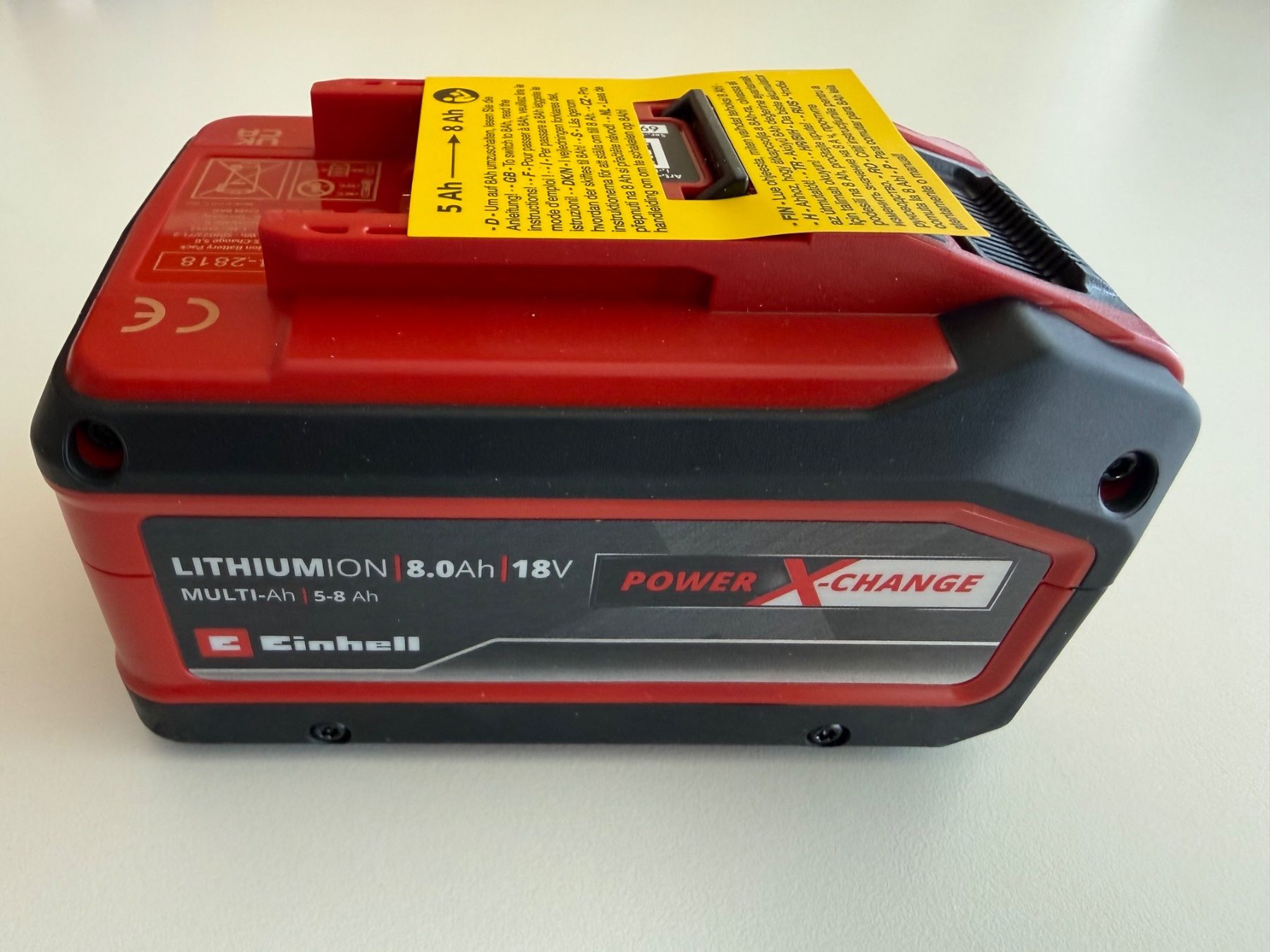 Einhell Caricatori & Batterie: Einhell batterie PXC Plus 5-8Ah Multi-Ah 18V – Nuovo e nell'imballaggio originale da St-Gingolph venduto da GoldenKeys 2