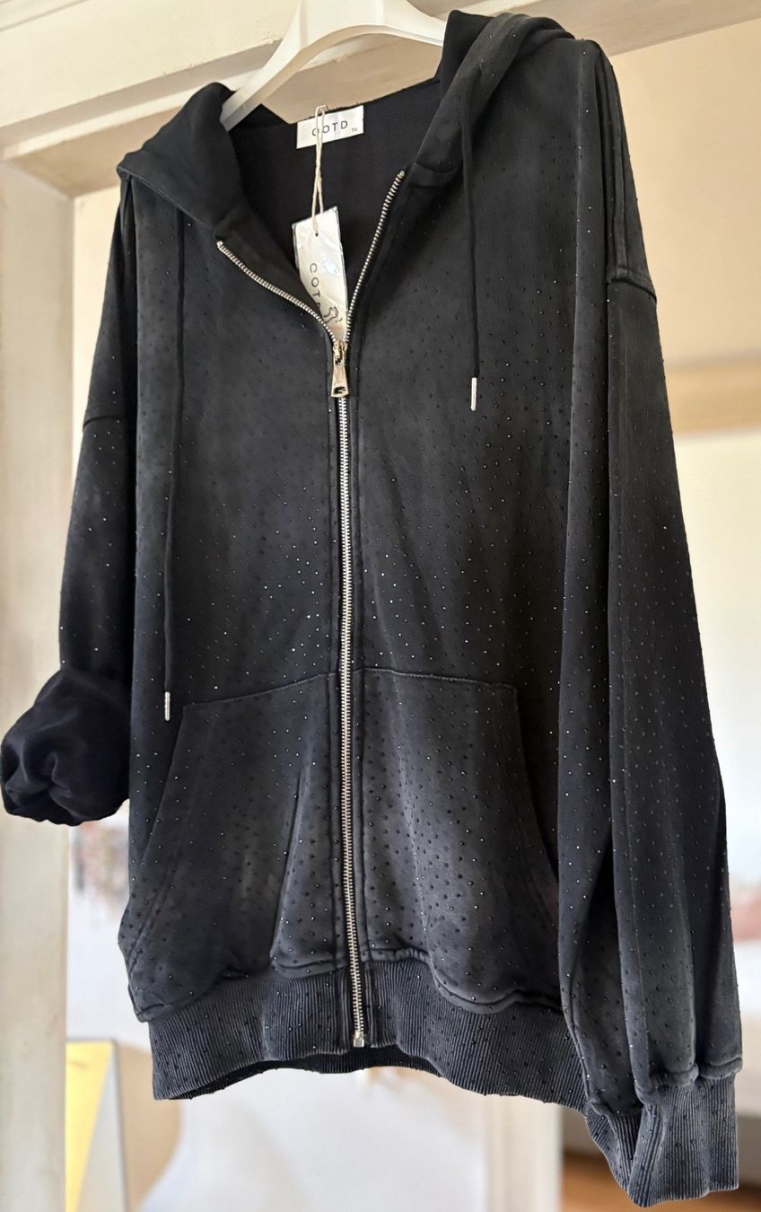 Pullover & Sweatshirts: SWEAT-HOODIE MIXT COTON AVEC MICROSTRASS! M – Neu und originalverpackt aus Locarno von NicoNion 1