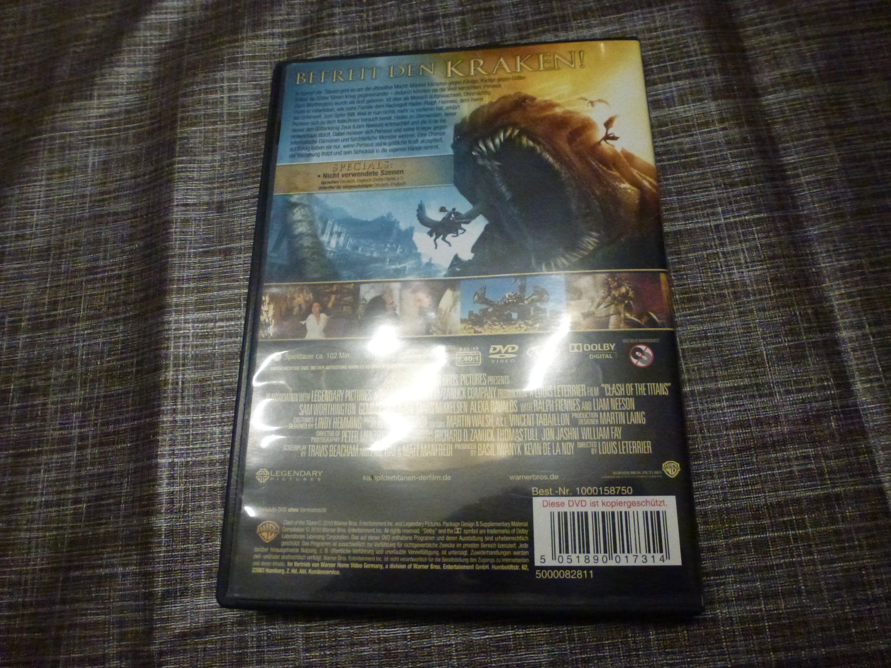 Tutti i DVDs: Kampf der Titanen (DVD) – Usato da Olten venduto da Disc-Verkauf 2