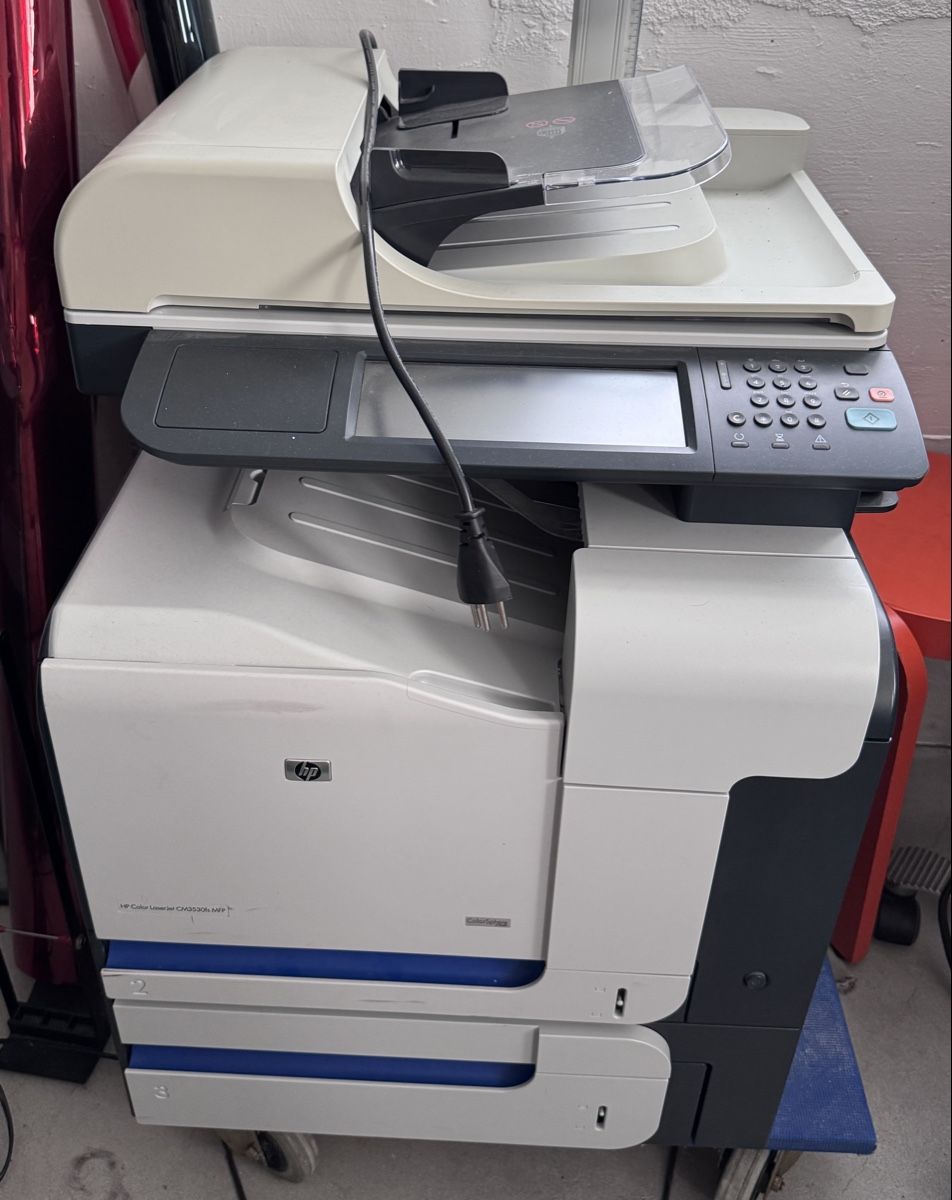 Stampanti: Laserdrucker HP Color LaserJet CM3530fs MFP. – Difettoso da Hedingen venduto da jackie74