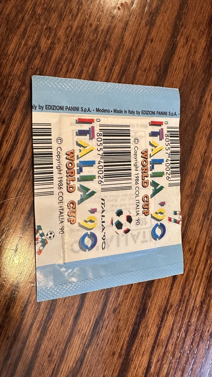 Autocollants: Sealed Sticker Package - Italy 1990 World Cup  – Neuf avec emballage d'origine à Oberrieden par jon_5cl2 1