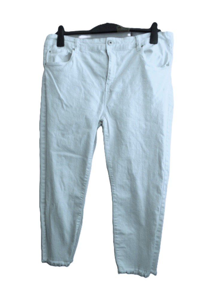 Pantaloni: Gr. 44/46 MS weisse Hose mit Stretch s.Masse – Usato da Basel venduto da frausommerwind 2