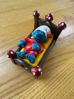 Original Schlumpf Schleich - Schlumpf im Bett