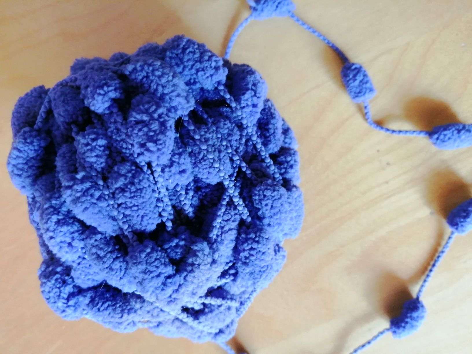 Wolle: Strickwolle Pompon violett 50 Gramm – Neu (gemäss Beschreibung) aus Honau von holunder3 2