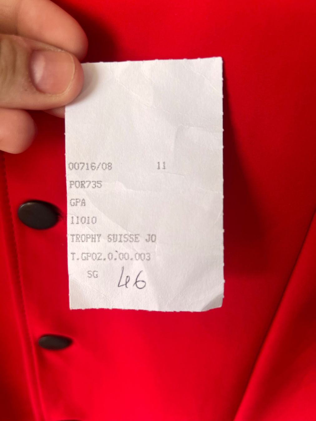 Giacche: Objet rare - veste JO 2008 Steve Guerdat dédicacée – Usato da Cologny venduto da dsi_wj5n 2