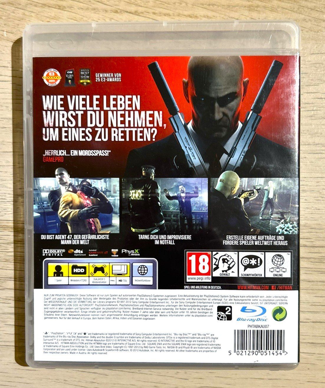 Sony Jeux: Hitman Absolution PS3 – D'occasion à St. Gallen par Alpine.Arcade 1