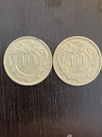 Autriche, 10 Heller 1893, 1894 Nickel