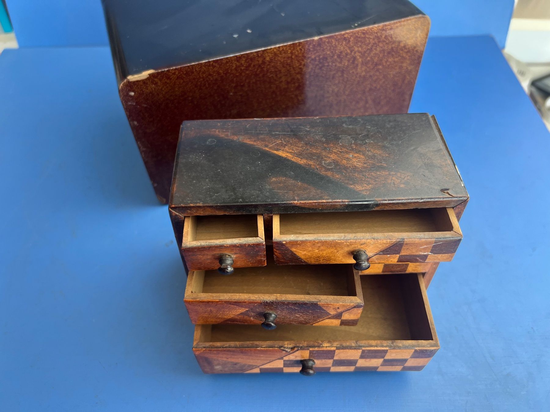 Articoli in legno: 2 alte Japanische Kästchen – Usato da Unterengstringen venduto da Gustav03 7