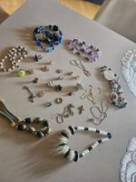 Schmuck-Konvolut, 925 Silber Modeschmuck und andere 