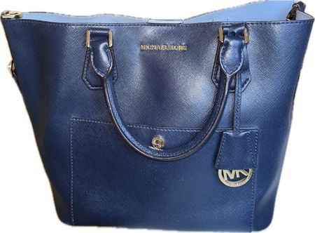 Elegante Michael Kors Handtasche in Navy Blau - Top Zustand