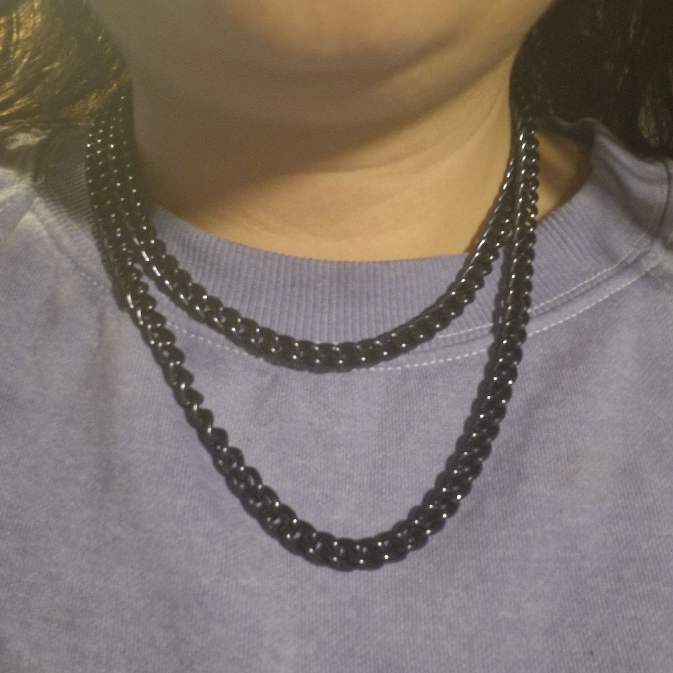 Catenine: collier chaînes noires  – Usato da Neuchâtel venduto da yas_zdb7 2