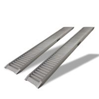 2x Auffahrrampe Verladerampe 200cm Alu Tragkraft 2000kg