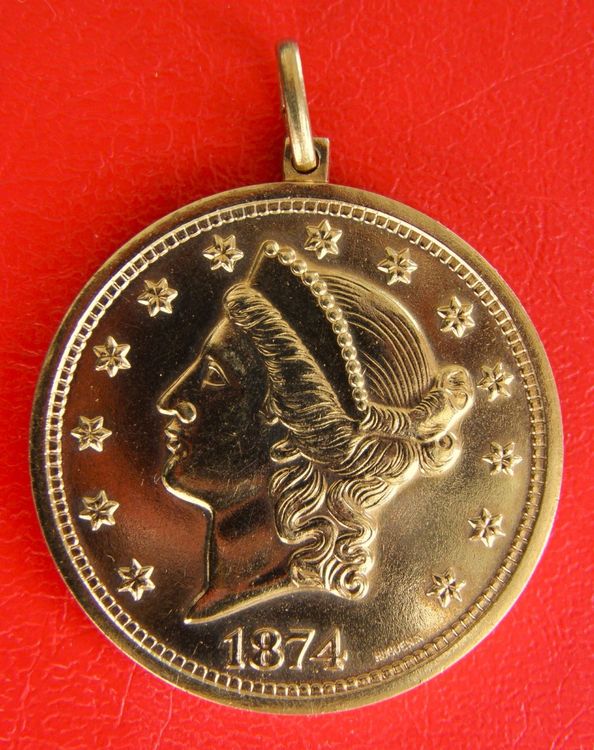 orig. PIAGET HORLOGERS JOAILLIERS GEN VE 1874 m daille dor e