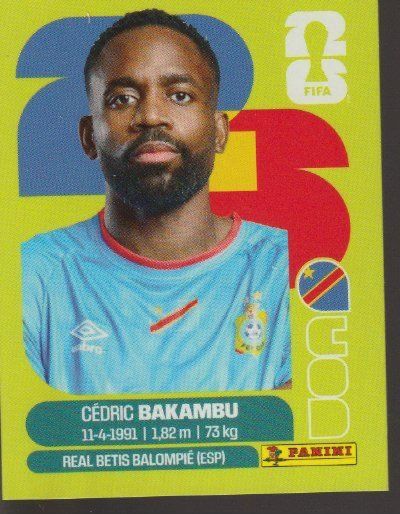 Panini Carte collezionabili: FIFA WORLD CUP 2026 Panini Sticker COD 19 CEDRIC BAKAMBU – Nuovo (secondo la descrizione) da Vezia venduto da Aquarius_Age