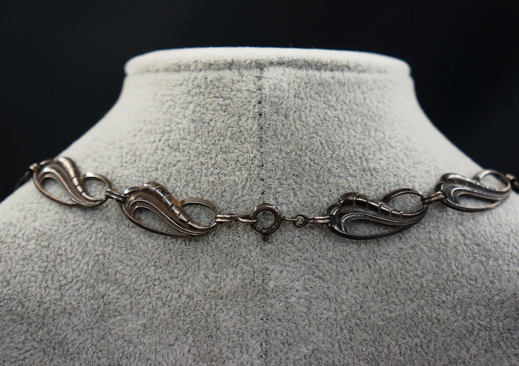 Colliers: Elegante Vintage Silberkette – D'occasion à Basel par bk_brockibasel 1